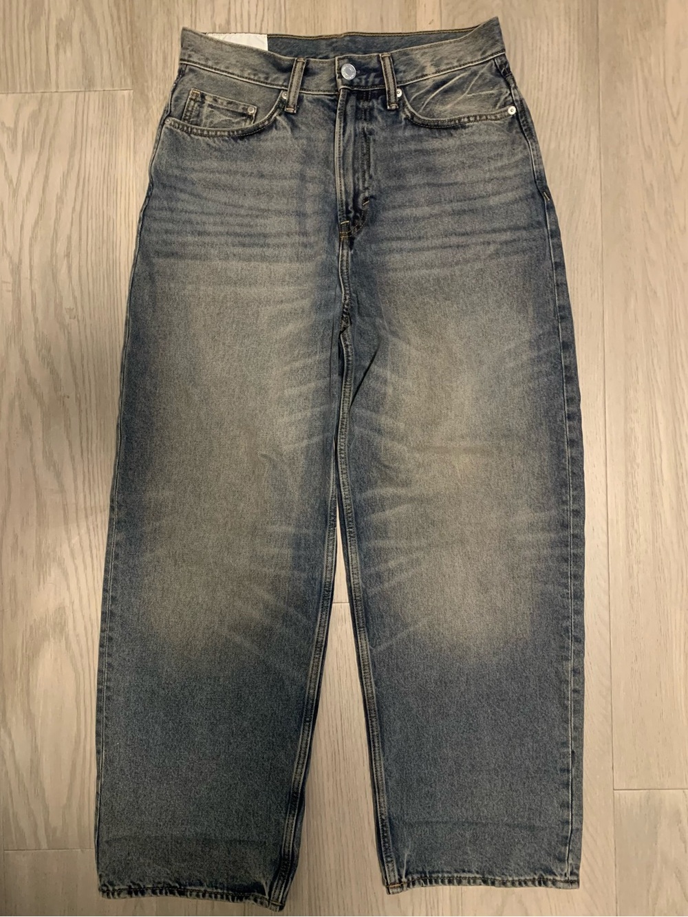 H&M Size 28 Men’s Blue/Grey Wash Baggy Jeans